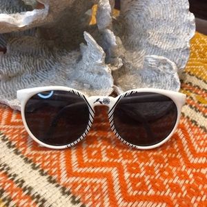 White vintage sunglasses